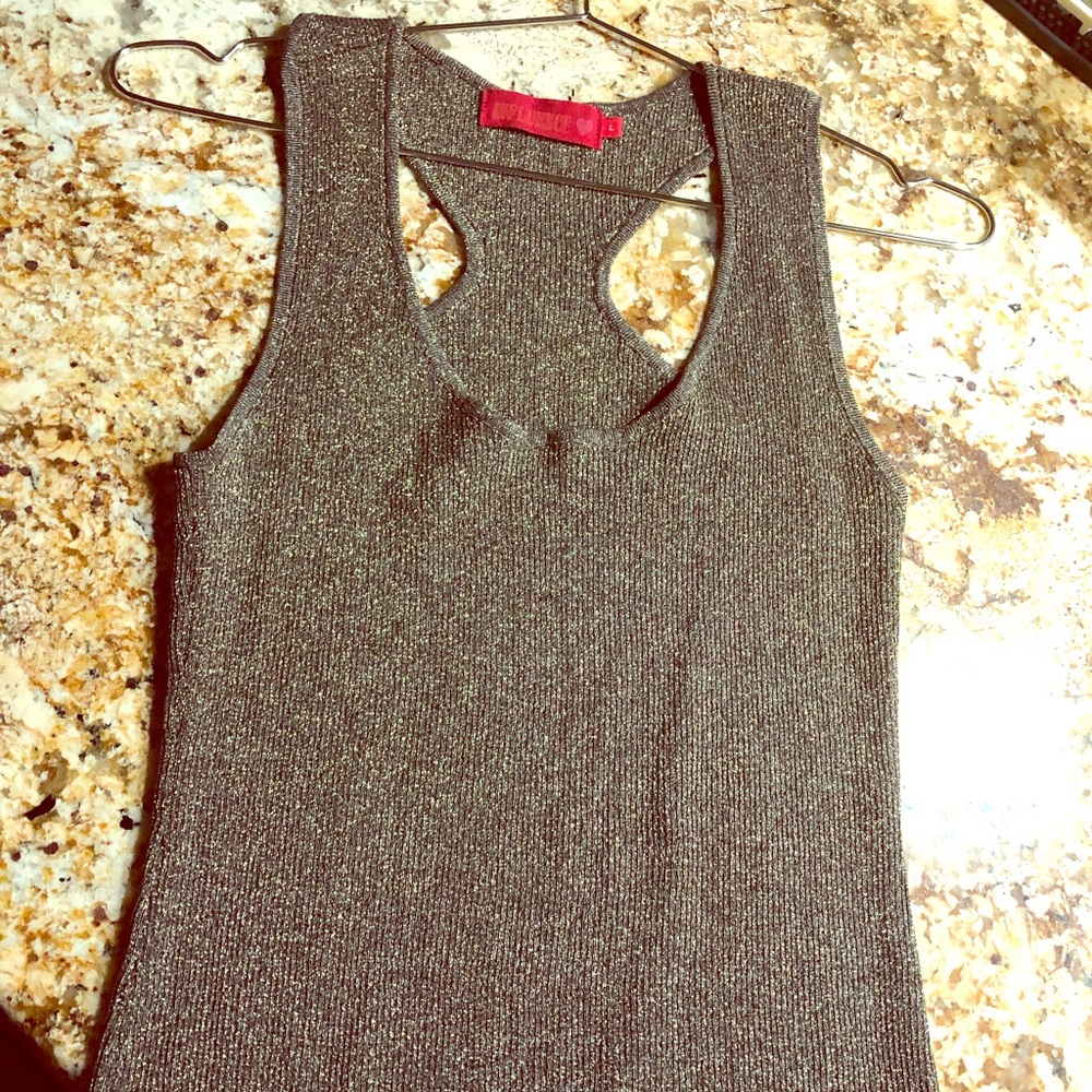 Gold Influence razor back top